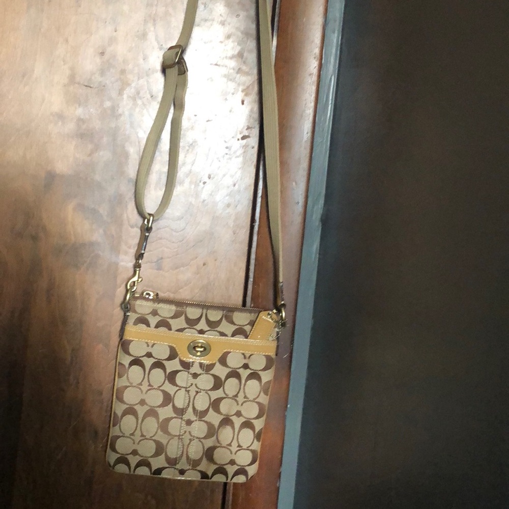 Coach cross body purse
